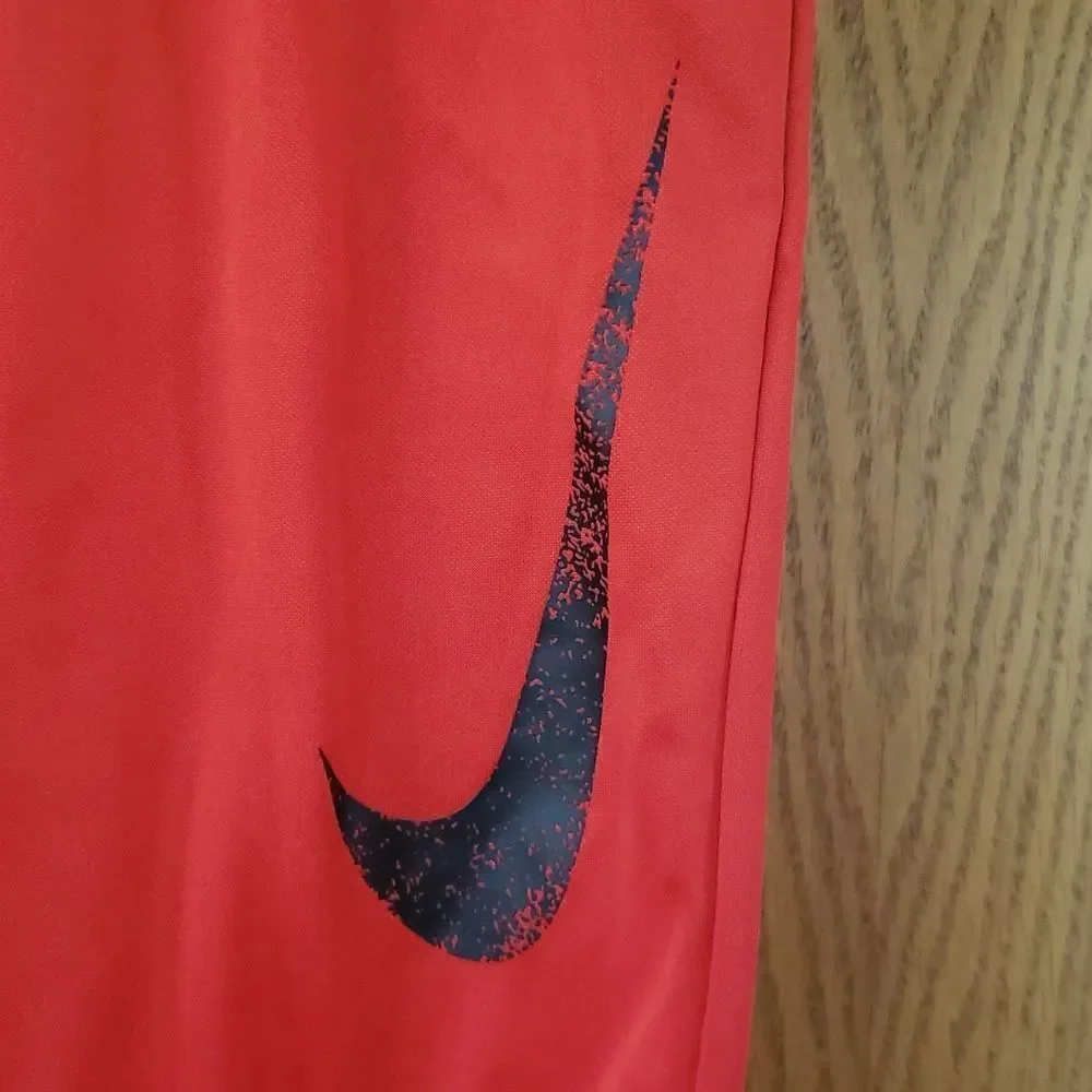 NWOT Bright Red Nike Jogging Running Pants Sz L